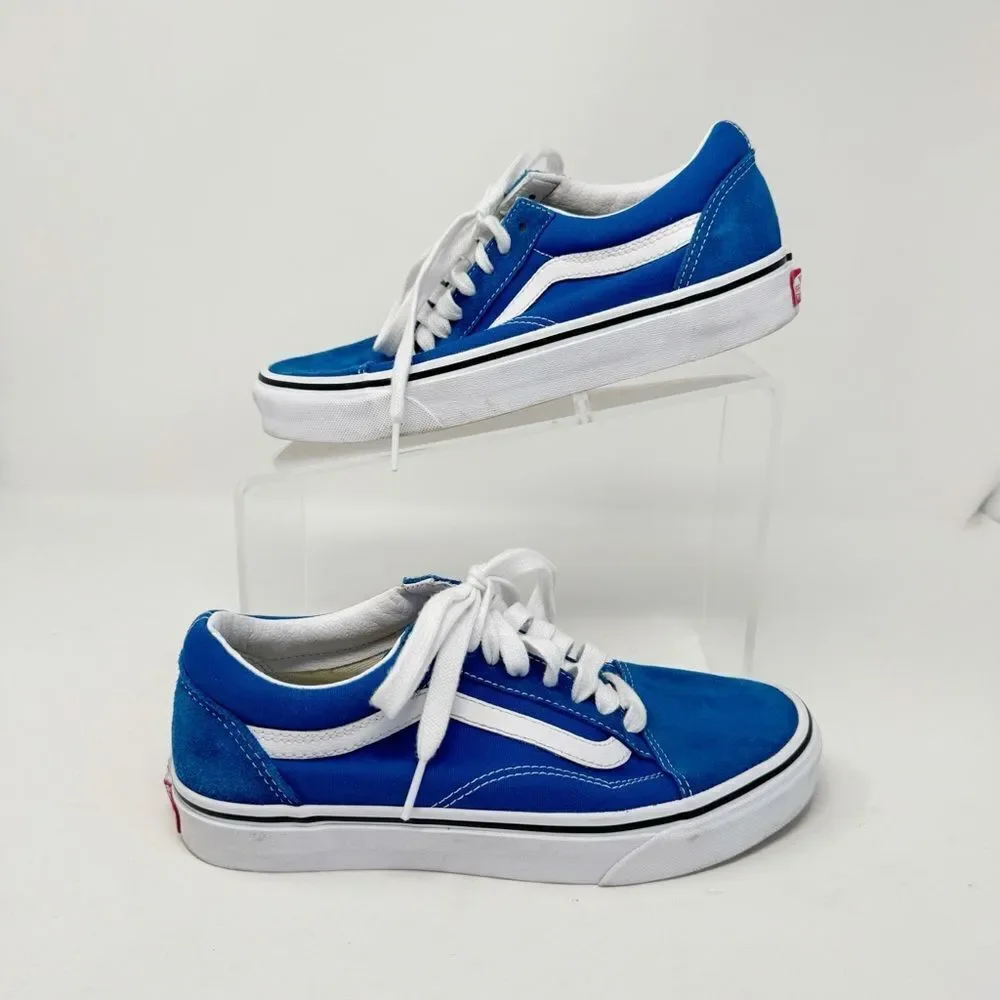VANS | Blue & White Low Top Lace Up Sneakers Men’s Size 6.5 or Women’s Size 8